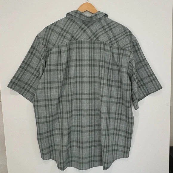 Orvis Mens Plaid Short Sleeve Button Down Shirt Bundle Size XXL Chest Pockets - Picture 4 of 15